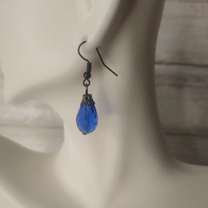 Blue Drop Earrings